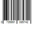 Barcode Image for UPC code 0735991085742. Product Name: Calvin Klein Steel Men's Classic-Fit Non-Iron Performance Herringbone Dress Shirt - White