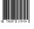 Barcode Image for UPC code 0738287219104. Product Name: Midwest Fastener Corporation 1/8  x 2  Zinc Plated Steel Slotted Round Head Toggle Bolts