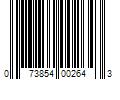 Barcode Image for UPC code 073854002643