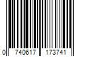 Barcode Image for UPC code 0740617173741. Product Name: Kingston SDC4/16GB Class 4 microSDHC Card (16GB with Adapter)