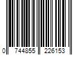Barcode Image for UPC code 0744855226153. Product Name: Floxite 15X Supervision Magnifying Mirror Light Dove White LED Lightning