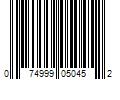 Barcode Image for UPC code 074999050452. Product Name: Rug Doctor Triple Action Oxy Deep Carpet Cleaner  48 oz.