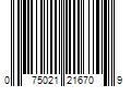 Barcode Image for UPC code 075021216709