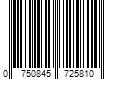 Barcode Image for UPC code 0750845725810