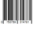 Barcode Image for UPC code 0753759314781. Product Name: Garmin Venu 3S Black Sesame/Slate, 41mm
