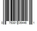 Barcode Image for UPC code 075381054461. Product Name: ClosetMaid BrightWood 16-in x 10-in x 13-in White Drawer Unit | 5446
