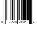Barcode Image for UPC code 075500200014