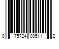 Barcode Image for UPC code 075724005112. Product Name: Revlon Creme of Nature Pure Honey Scalp Refresh Invigorating Scalp Oil 4 oz.