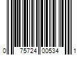 Barcode Image for UPC code 075724005341. Product Name: Revlon Creme of Nature Butter Blend & Flaxseed Elongate & Define Styling Cream Jelly  8.45 oz
