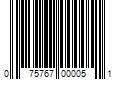 Barcode Image for UPC code 075767000051. Product Name: Da Bomb Tie Dye Yellow Bath Bomb