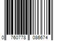 Barcode Image for UPC code 0760778086674. Product Name: Bridgestone e12 Soft Golf Balls  White  12 Pack