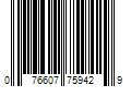 Barcode Image for UPC code 076607759429. Product Name: Norton Abrasives Depressed Center Whl T27 7x1/4x5/8-11 SC 07660775942