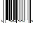 Barcode Image for UPC code 076694000015. Product Name: Durham 1LB Rock Hard Water Putty, 1Lb