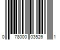 Barcode Image for UPC code 078000035261. Product Name: Dr. Pepper 12-Pack Zero
