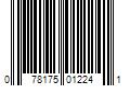 Barcode Image for UPC code 078175012241. Product Name: MOTHERS 24 oz. CMX Ceramic Spray Surface Prep Spray