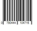 Barcode Image for UPC code 0790444104715. Product Name: Kittrich Corporation Con-Tact Brand Grip Prints Non-Adhesive Shelf & Drawer Liner  Talisman Glacier Gray  18â€ x 4â€™