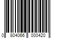 Barcode Image for UPC code 0804066000420