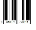 Barcode Image for UPC code 0810076770611. Product Name: Joolies Organic Pit Free Medjool Dates  9oz SUP