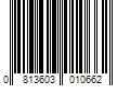 Barcode Image for UPC code 0813603010662. Product Name: Rope King 5/8 in. x 140 ft. Solid Braided Poly Rope Green and White