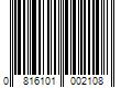 Barcode Image for UPC code 0816101002108. Product Name: Rubberific Premium Shredded 0.8-cu ft Dark Brown Rubber Mulch | LRM8BN