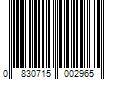 Barcode Image for UPC code 0830715002965