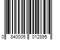 Barcode Image for UPC code 0840005012895. Product Name: Naxa Electronics  Inc. Naxa Electronics NDL-287 7-inch Bluetooth DVD Boom Box & TV