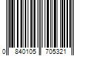 Barcode Image for UPC code 0840105705321. Product Name: Bare Home Bonus Sheet Set - 4 Pillowcases - Premium 1800 Collection - 6 Piece - Full XL  Light Gray