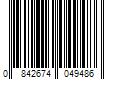 Barcode Image for UPC code 0842674049486. Product Name: Hampton Bay 50 Lumen Black LED Outdoor Solar Metal Spotlight