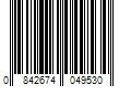 Barcode Image for UPC code 0842674049530. Product Name: Hampton Bay 75-150 Lumen Black LED High-Low 3-Head Outdoor Solar Metal Spotlight