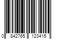 Barcode Image for UPC code 0842765123415. Product Name: DNA Motoring HL-LB-HA03-BK-CL1 For 2003 to 2007 Honda Accord LED DRL Light Bar Headlight Black Housing Clear Corner Headlamp 04 05 06 Left + Right