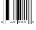 Barcode Image for UPC code 084298008399