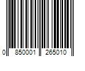 Barcode Image for UPC code 0850001265010. Product Name: Mielle Moisture RX Hawaiian Ginger Moisturizing Styling Gel for Curly and Wavy Hair  12 oz