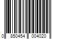 Barcode Image for UPC code 0850454004020
