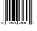 Barcode Image for UPC code 086876256567. Product Name: Rubbermaid Commercial Products Brute 44 Gal. Grey Round Vented Wheeled Trash Can