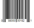 Barcode Image for UPC code 088000001821. Product Name: 