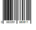 Barcode Image for UPC code 0883351860611. Product Name: Kwikset SmartCode 260 Satin Nickel Single Cylinder Smartkey Electronic Deadbolt with Lighted Keypad | 99690-025