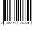 Barcode Image for UPC code 0890444000205