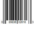 Barcode Image for UPC code 089836026163