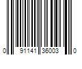 Barcode Image for UPC code 091141360030. Product Name: Advantus 36003 Weave Design Plastic Medium Bin  13.75 L by 10.5 W by 4.625 H  Black