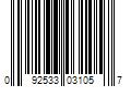 Barcode Image for UPC code 092533031057. Product Name: MobileSpec 12-Volt 2-Way Adapter with 2 USB Ports