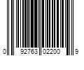 Barcode Image for UPC code 092763022009
