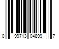 Barcode Image for UPC code 099713048997. Product Name: Everbilt 1-3/10 in. x 1-3/10 in. x 5 ft. 14-Gauge Powder Coated Steel Fence U-Post with Anchor Plate