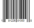 Barcode Image for UPC code 181225810008