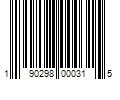 Barcode Image for UPC code 190298000315