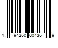 Barcode Image for UPC code 194250004359. Product Name: Laura Mercier Mini Tinted Moisturizer Natural Skin Perfector Broad Spectrum SPF 30 1W1 Porcelain 0.85 oz/ 25 mL