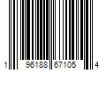 Barcode Image for UPC code 196188671054. Product Name: HP 15-dy2000 15-dy2046nr 15.6  Touchscreen Notebook - HD - 1366 x 768 - Intel Core i3 11th Gen i3-1115G4 Dual-core (2 Core) 3 GHz - 8 GB RAM - 256 GB SSD - Natural Silver