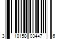 Barcode Image for UPC code 310158034476. Product Name: GSK Consumer Healthcare Polident Overnight Whitening Denture Cleanser Tablets - 84 Count