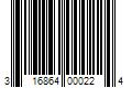Barcode Image for UPC code 316864000224. Product Name: AmLactin Moisturizing Body Lotion  20 Ounces