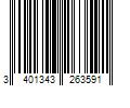 Barcode Image for UPC code 3401343263591. Product Name: Garancia 3.3 Mousse For Women