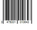 Barcode Image for UPC code 3475001010643